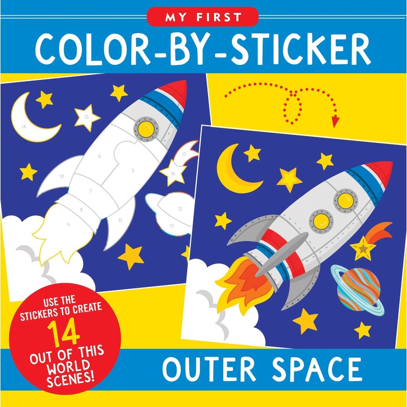 My First Color-By-Sticker Outer Space