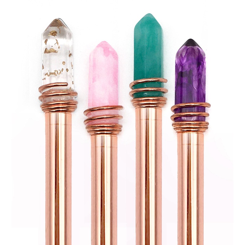 Mystical Crystal Metal Pen (Sold Individually)
