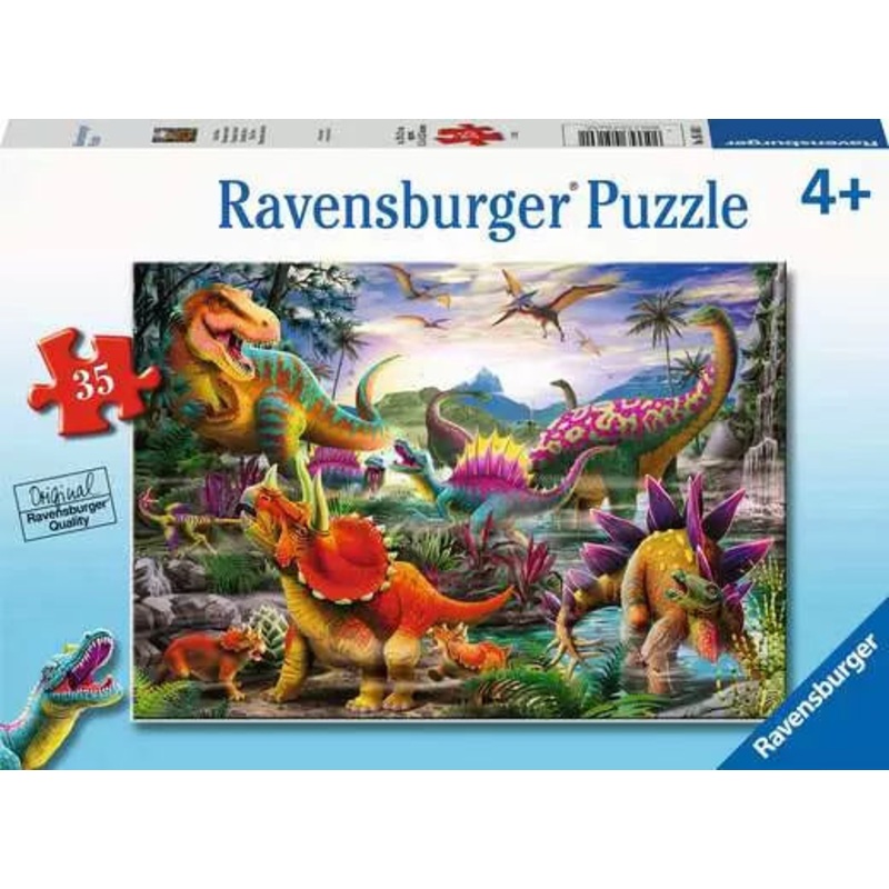 35 pc T Rex Terror Puzzle