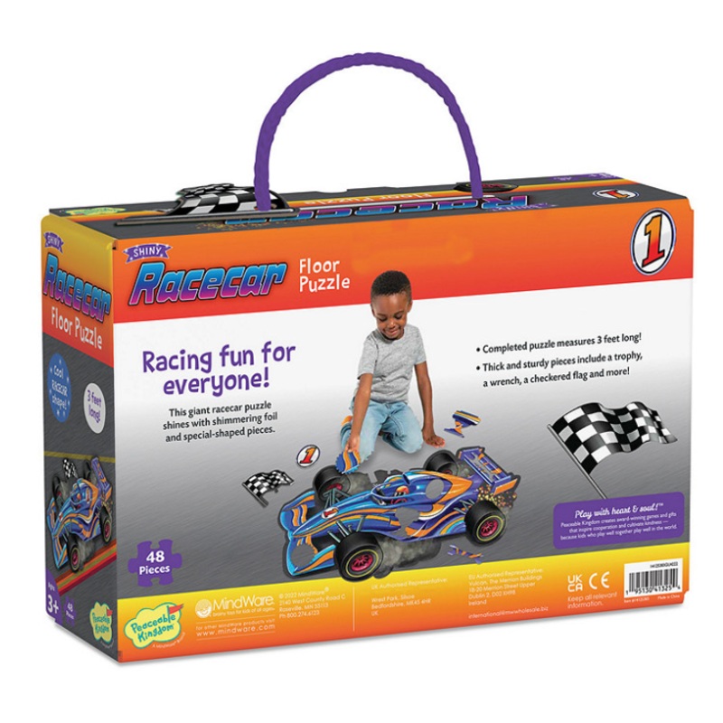 48 pc Racecar Floor Puzzle