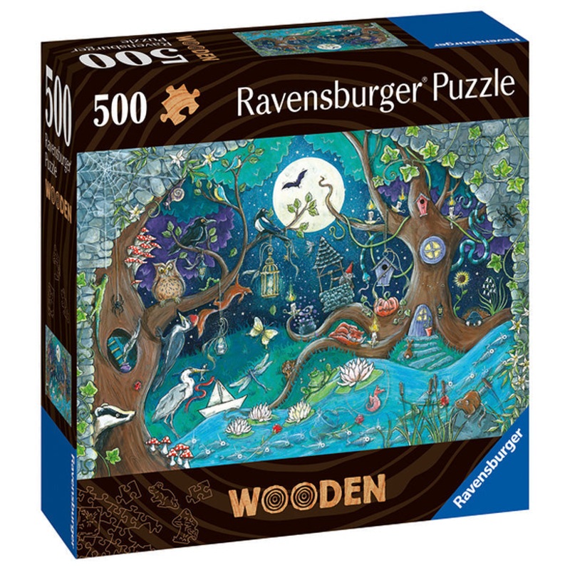 500 pc Fantasy Forest Wooden Puzzle