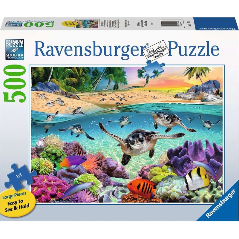 500 pc Race of the Baby Turtles Puzzle