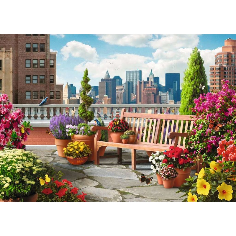 500 pc Rooftop Garden Puzzle