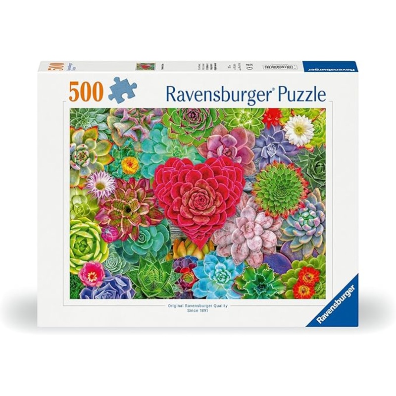 500 pc Succulent Love Puzzle