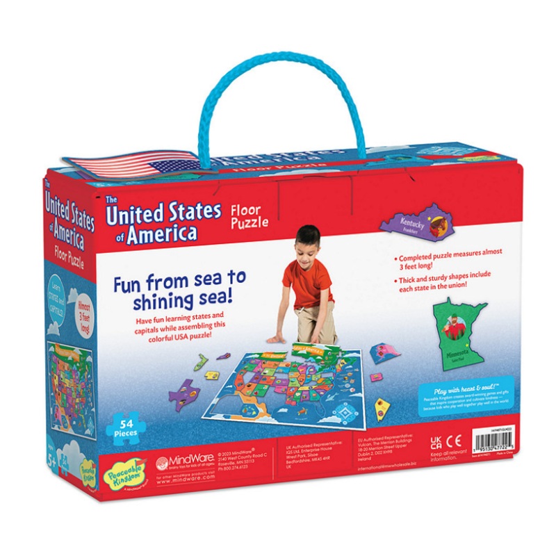 54 pc USA Floor Puzzle