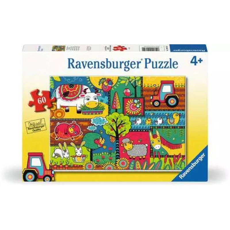 60 pc A Day At The Farm Puzzle