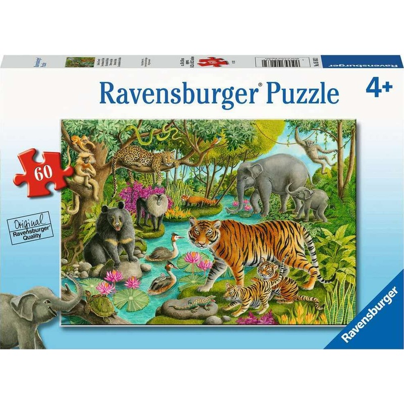 60 pc Animals of India Puzzle