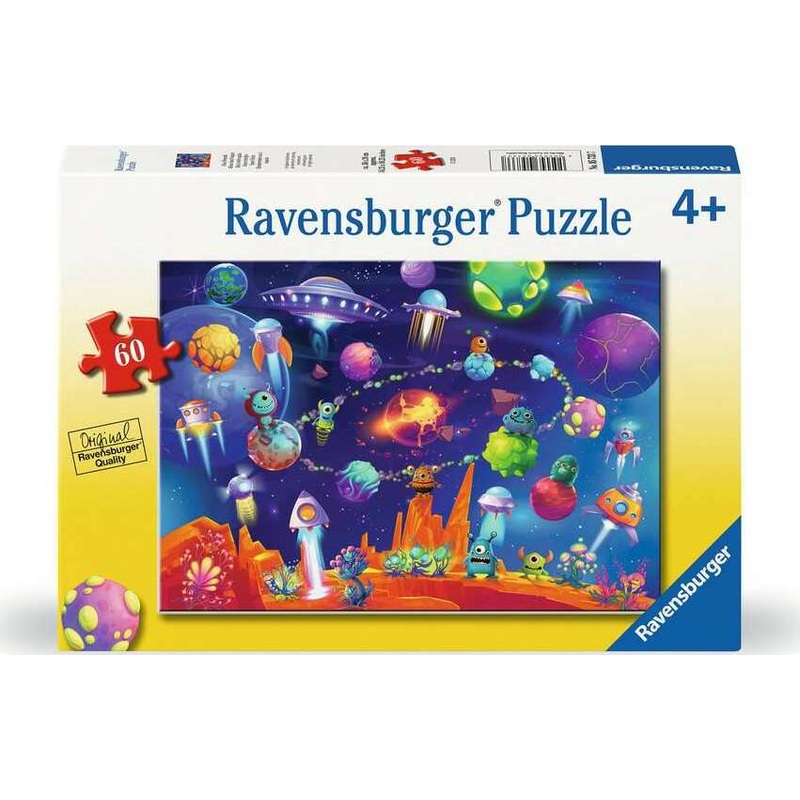 60 pc Space Aliens Puzzle