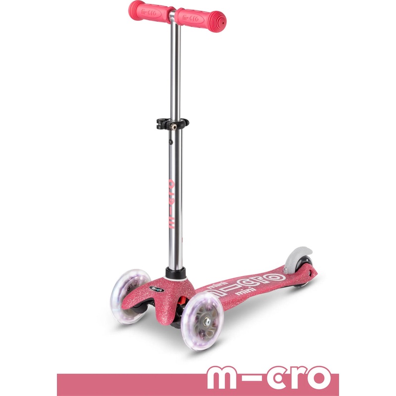 Mini Deluxe LED Fairy Glitter Pink Scooter