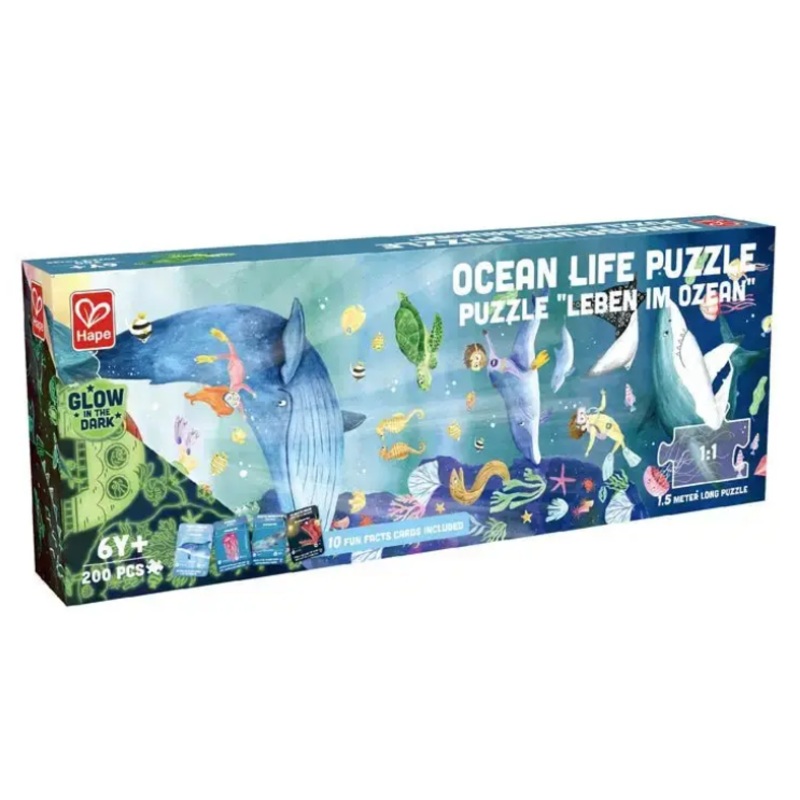 200 pc Ocean Life Glow Puzzle