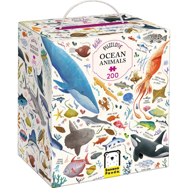 200 pc PUZZLOVE Ocean Animals Puzzle