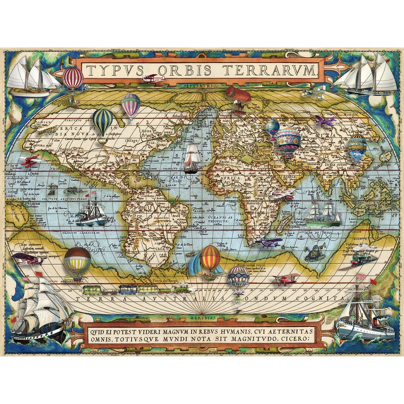 2000 pc Around the World Puzzle