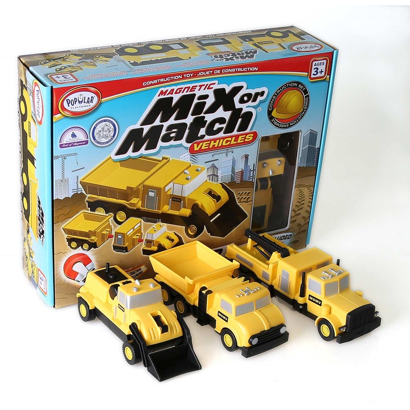 Magnetic Mix or Match Vehicles Construction