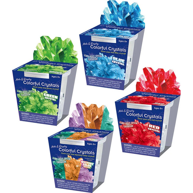Make and Display Colorful Crystals (sold individually)