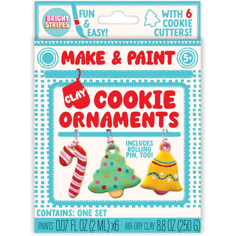 Make & Paint Clay Cookie Ornaments