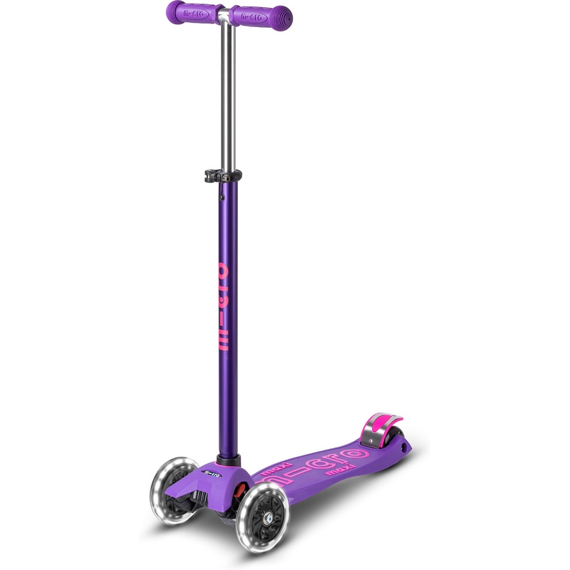 Maxi Deluxe LED Purple Scooter