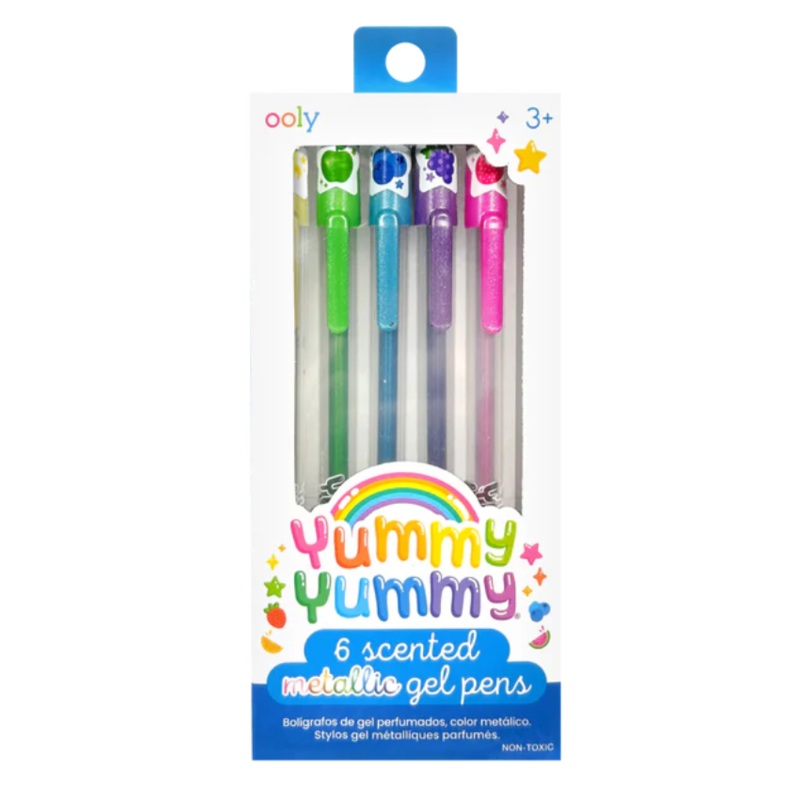 Metallic Gel Pens Yummy Yummy 6 pack