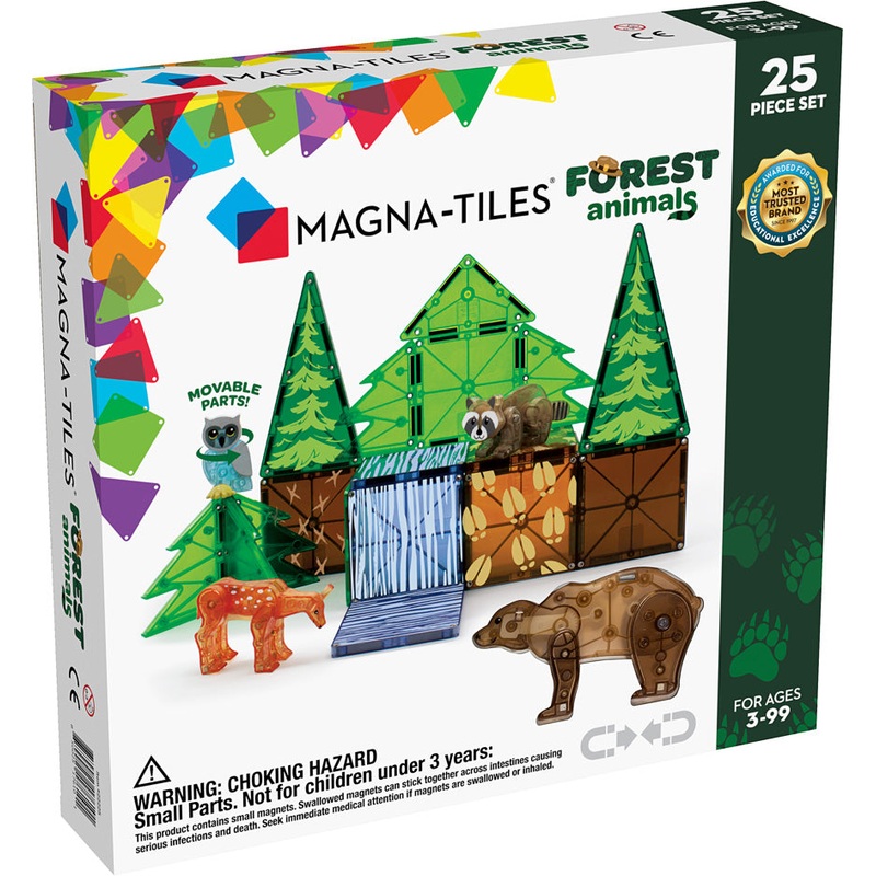 Magna-Tiles Forest Animals 25 Piece Set