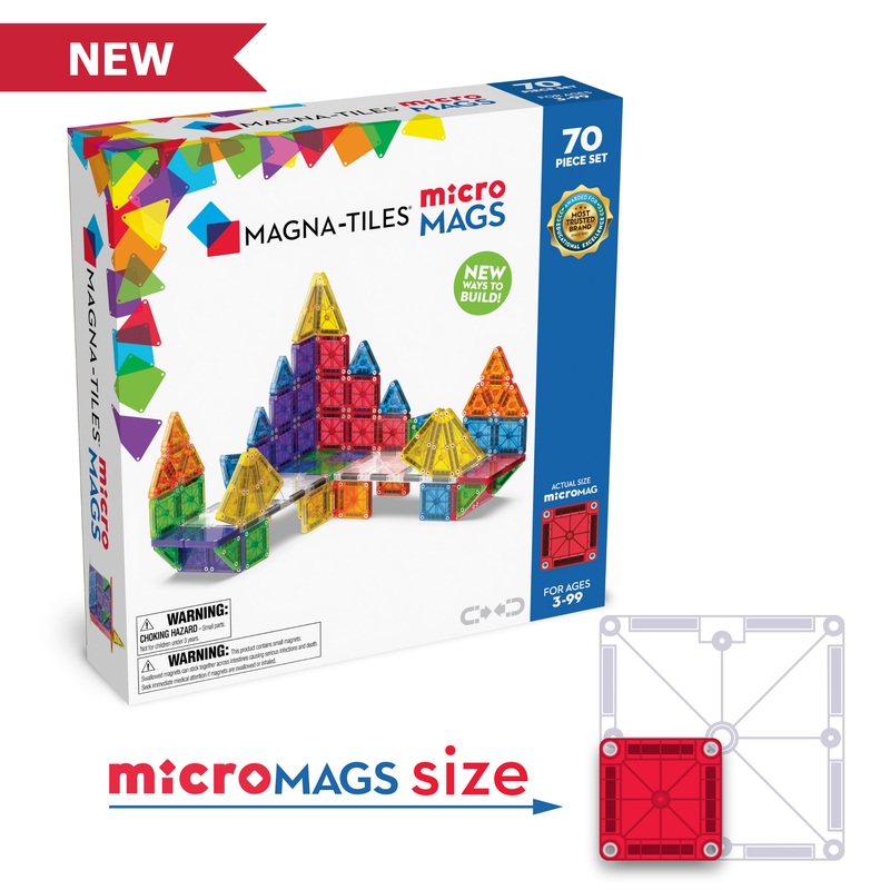 Magna-Tiles Micro Mags DLX 70 piece set