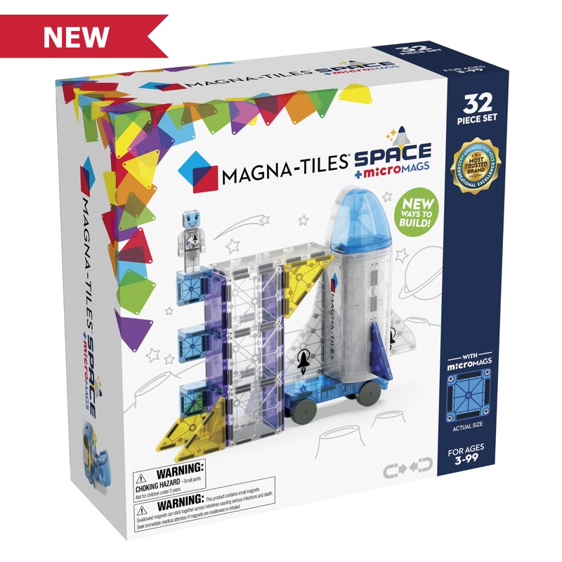 Magna-Tiles Space and Micro Mags 32 piece set