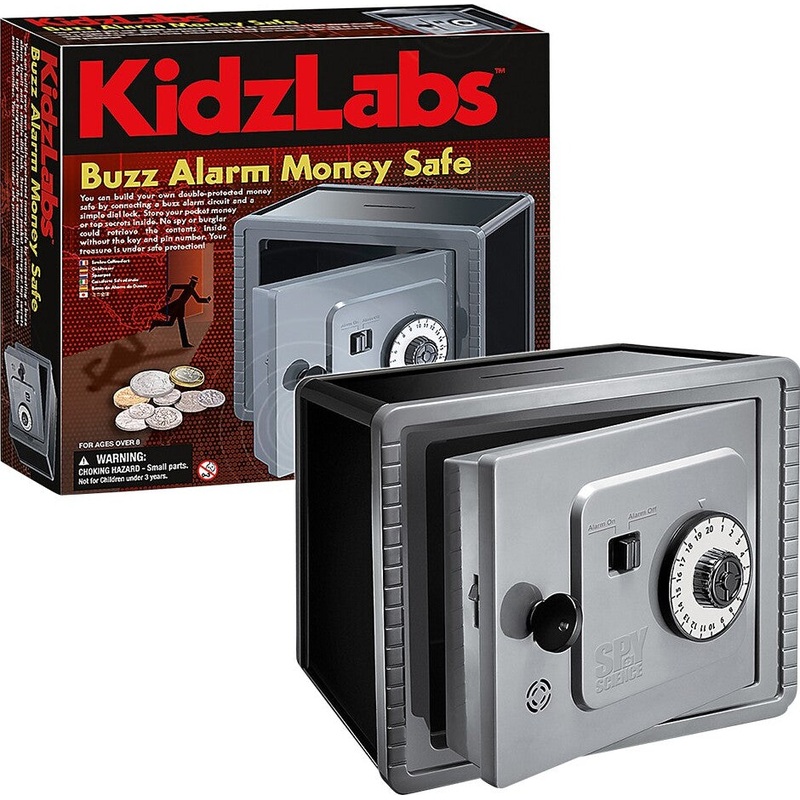 Kidz Labz Buzz Alarm Money Safe