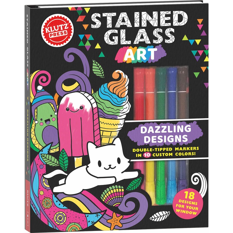 Klutz Stained Glass Art: Dazzling Designs