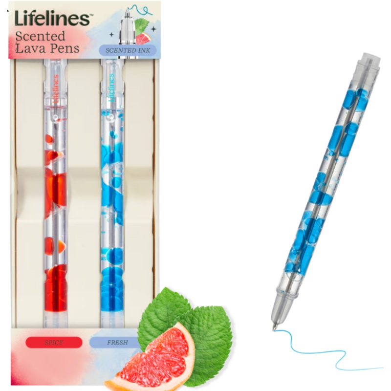 Lava Pen Red Blue 2 Pack