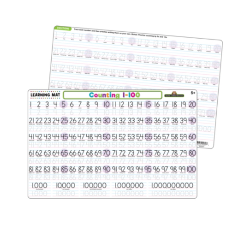 Learning Mat - Counting 1-100