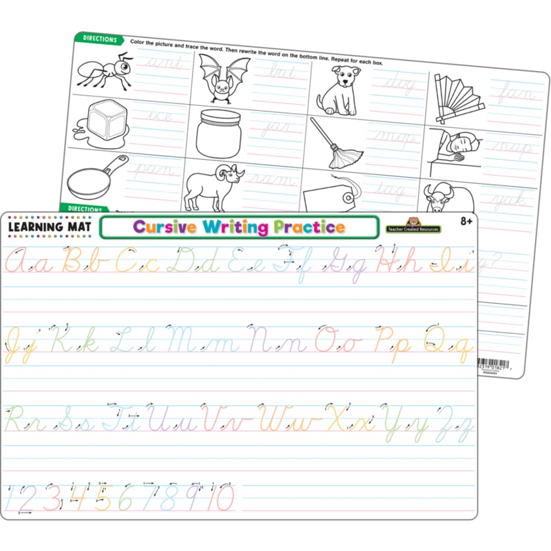 Learning Mat - Cursive Writing Practice
