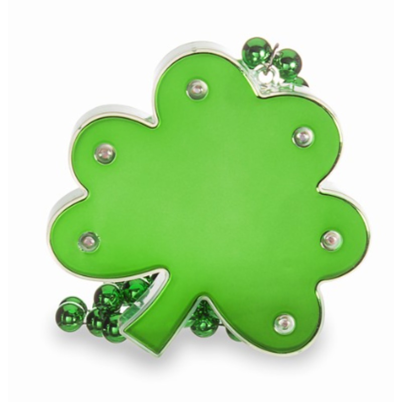 LED Shamrock Bead Necklace