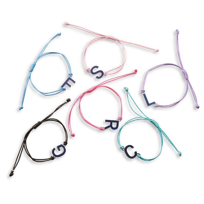 Letter P Initial Mood Bracelet (sold individually)