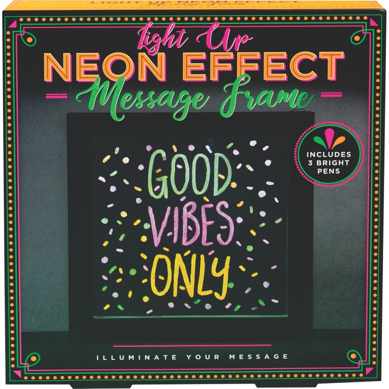 Light Up Neon Effect Message Frame