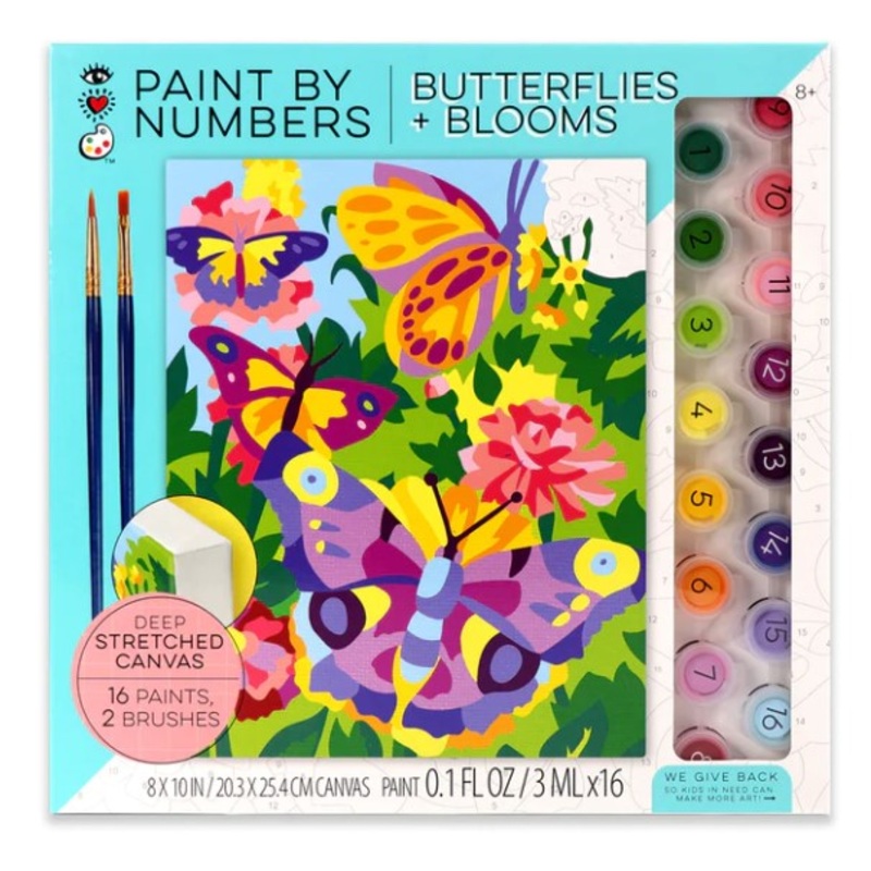 iHeartArt Paint by Number Butterflies and Blooms