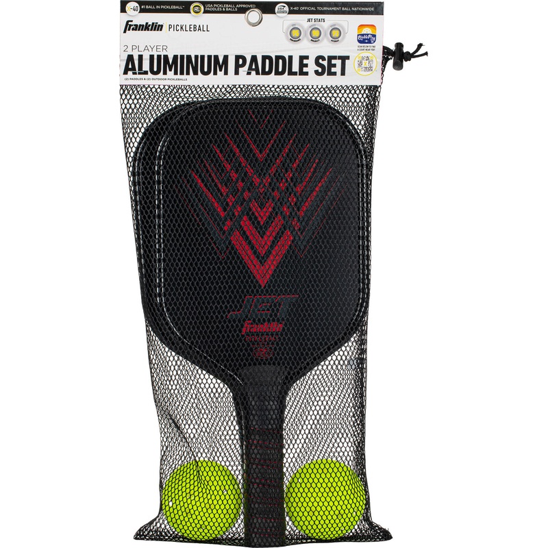Jet Aluminum Pickleball Paddle X-40 Set