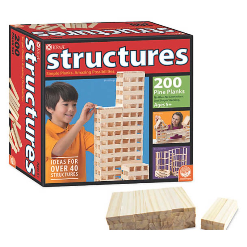 KEVA Structures 200 pc Pine Plank Set
