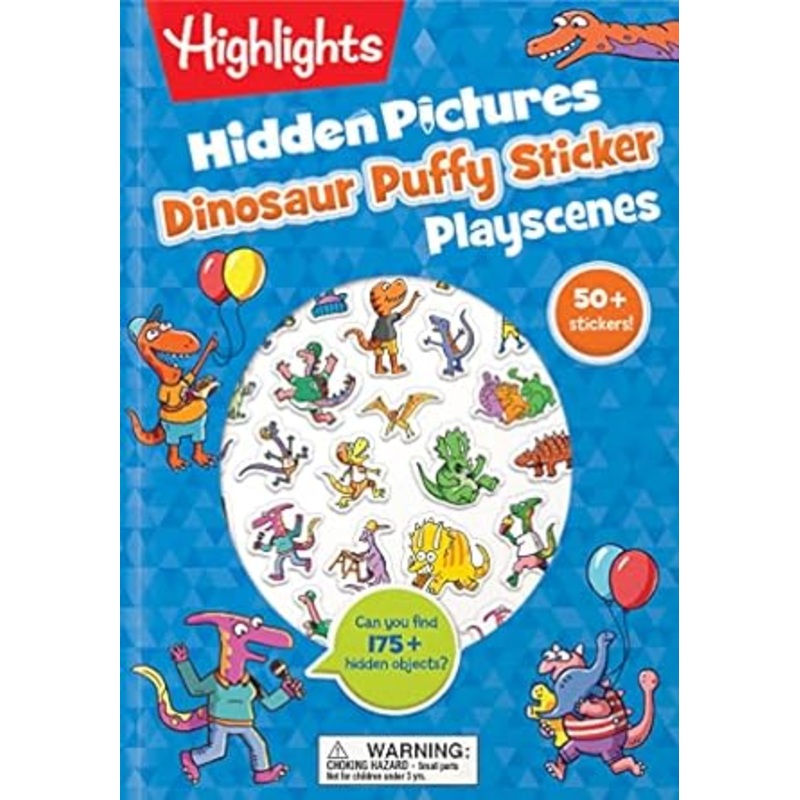 Highlights Hidden Pictures Dinosaur Puffy Stickers