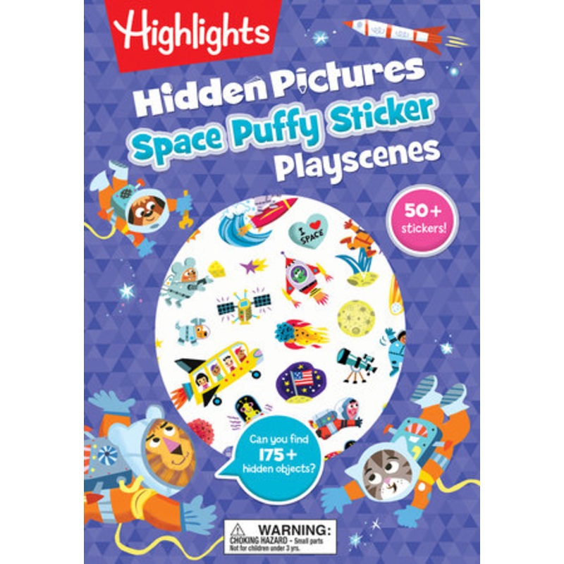 Highlights Hidden Pictures Space Puffy Stickers