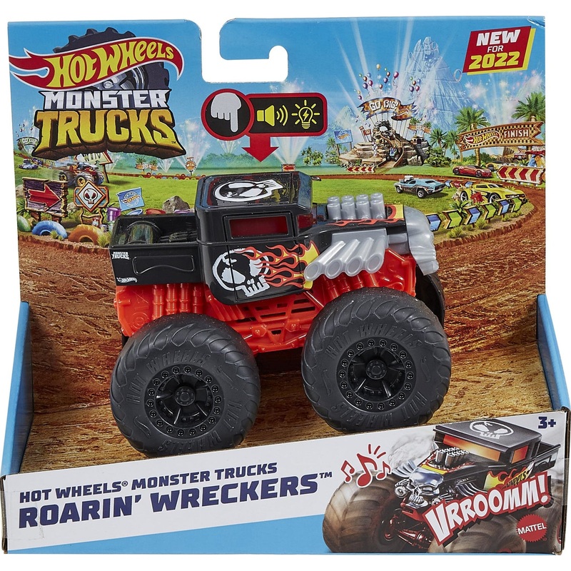 Hot Wheels Monster Trucks Roarin' Wreckers  (sold individually)