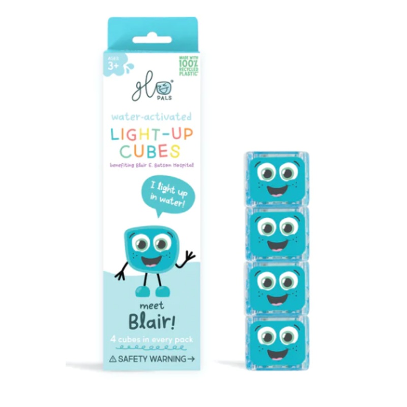 Glo Pals Blair 4 Blue Light-Up Cubes