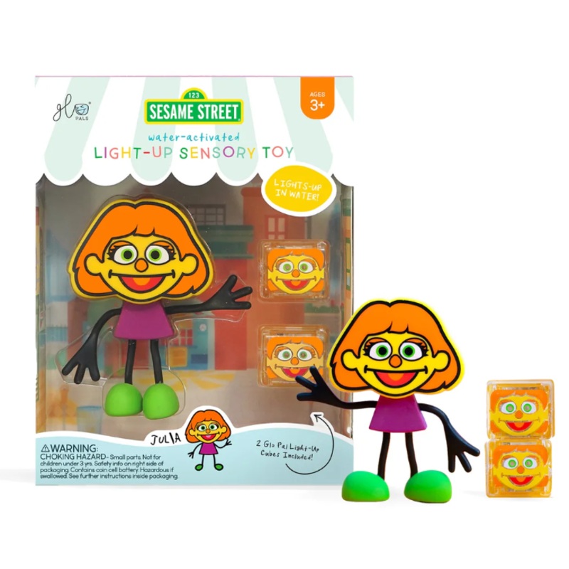 Glo Pals Julia Sesame Street Character