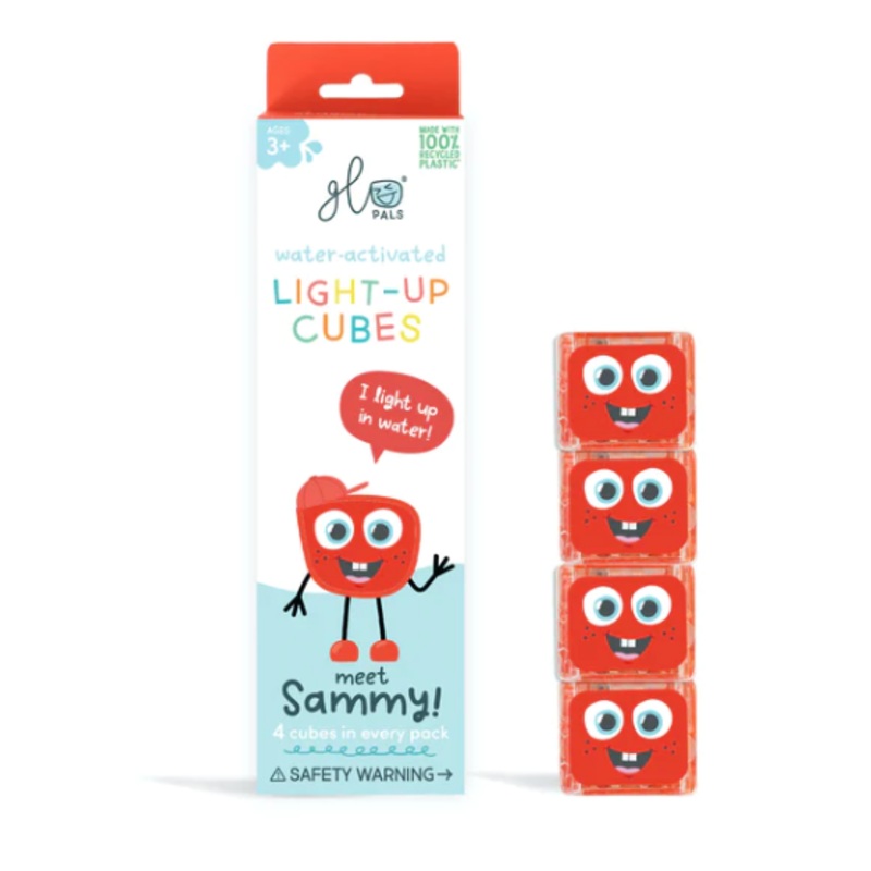 Glo Pals Sammy 4 Red Light-Up Cubes