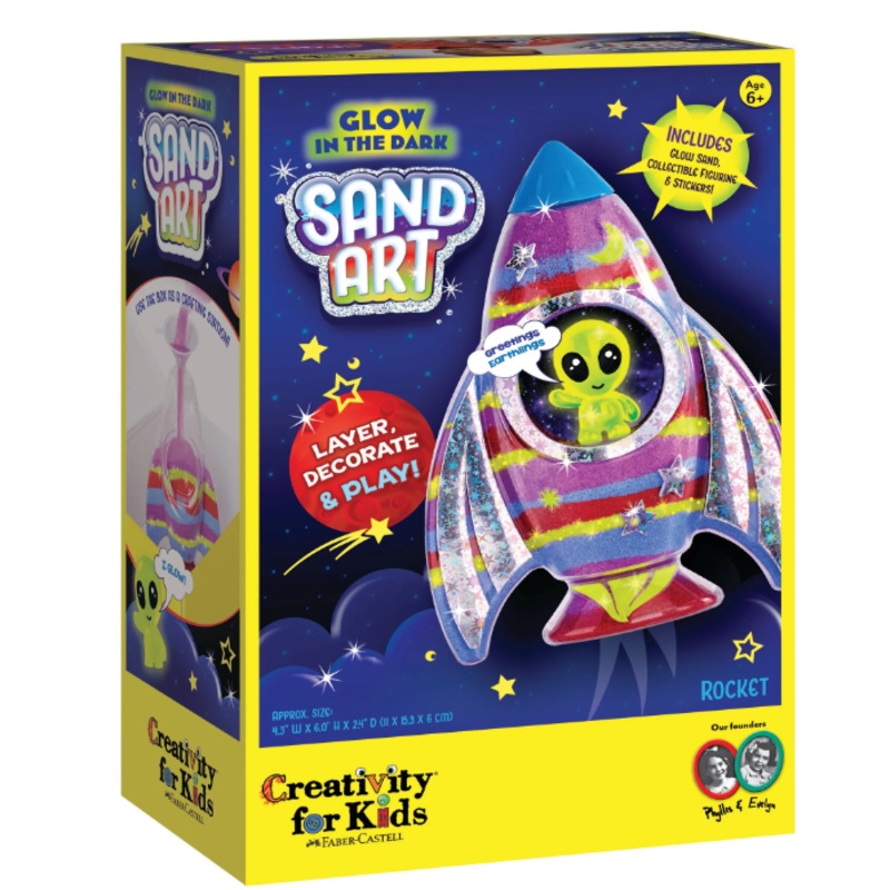Glow Rocket Sand Art
