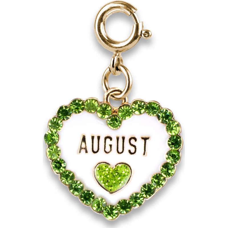Gold August Birthstone Charm