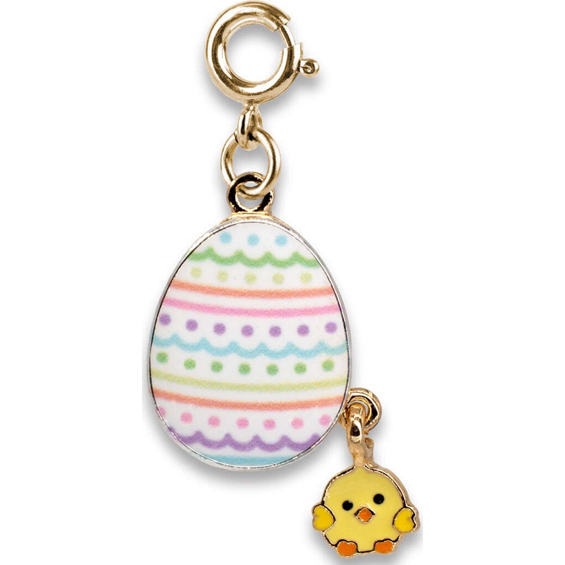 Gold Easter Egg Charm