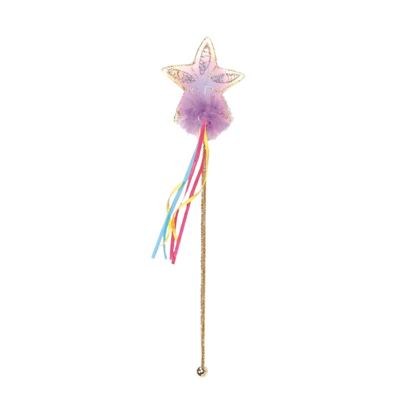 Gold Glitter Rainbow Wand