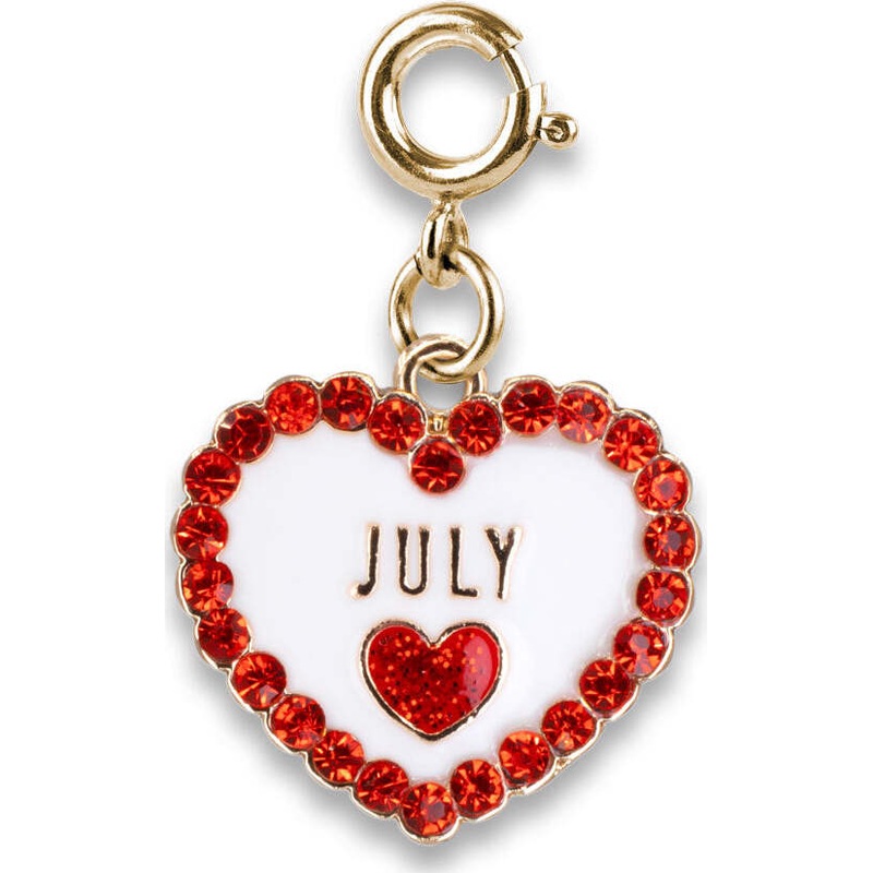 Gold July Birthstone Charm