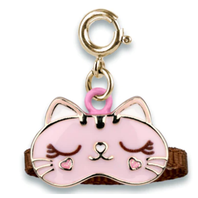 Gold Kitty Sleep Mask Charm