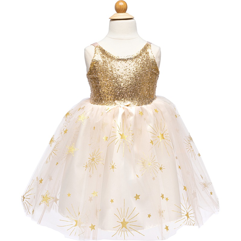 Golden Glam Party Dress - Size 3/4