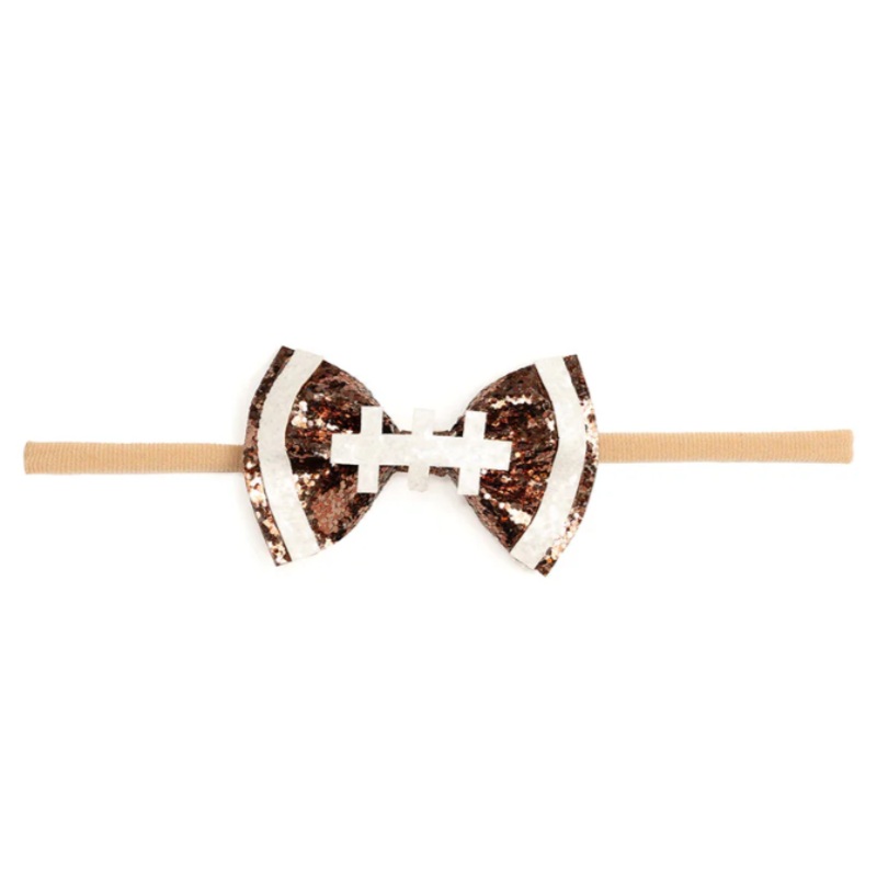 Football Bow Headband