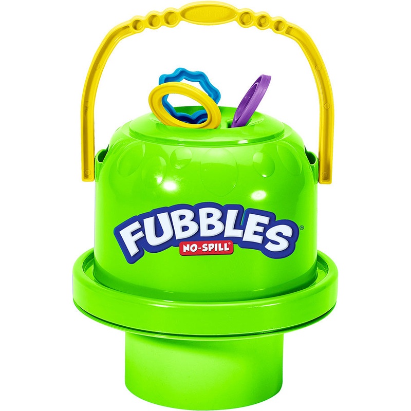 Fubbles No-Spill Big Bubble Bucket with Solution